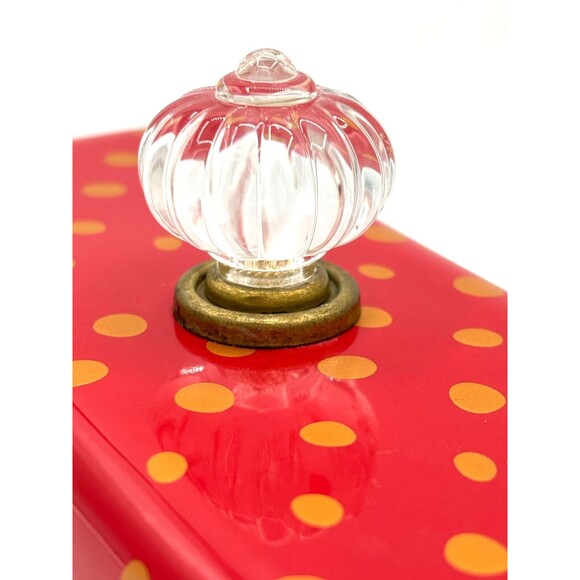 Pioneer Woman Holiday Cheer Red Gold Poinsettias Stoneware Covered Butter Dish - Picture 12 of 16